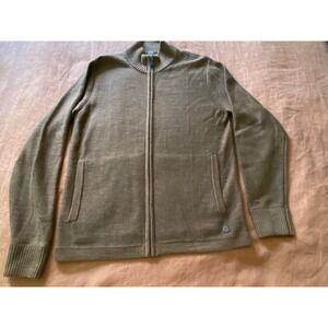 Smartwool Full Zip Sweater Medium Merino Brown Cardigan Poetcore sku18